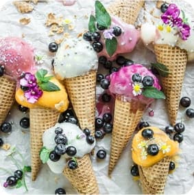 different ice creams